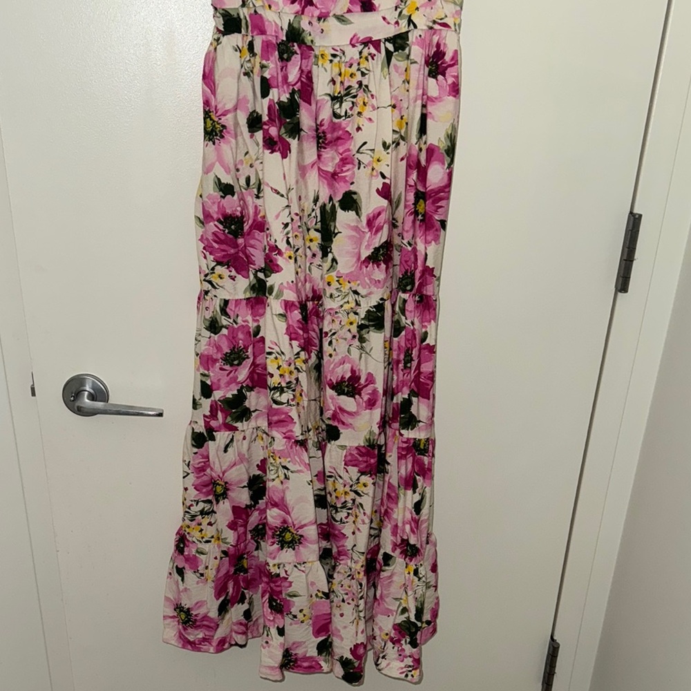 Floral Spaghetti Strap Dress A&F - Picture 2 of 4